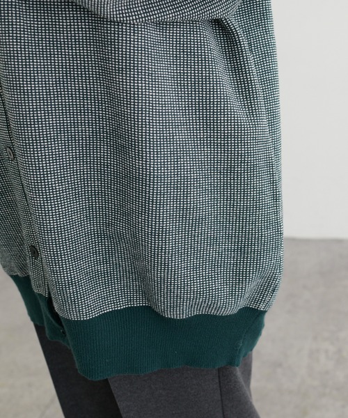 PUAL CE CIN（ピュアルセシン）の「【Du noir】ジャガードニットカーディガン（カーディガン/ボレロ・レディース・グリーン系その他/ブラック系その他・FREE）」の15枚目の写真