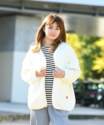 Dickies ディッキーズ ルーズシルエット 裏シープ起毛カーディガン