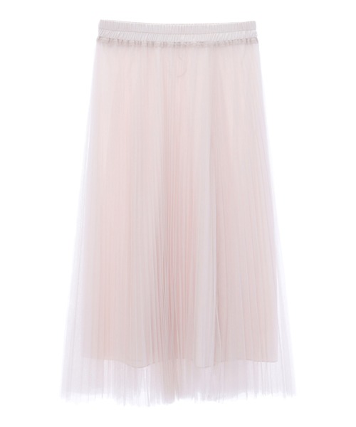 fifth（フィフス）の「細プリーツチュールスカート（スカート・レディース・ブラック/モカ/ライトベージュ・MEDIUM）」の5枚目の写真