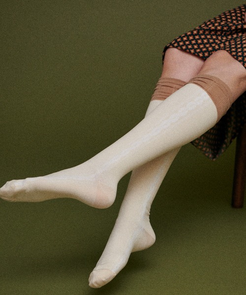 idem(イデム)の「make cute socks/着圧ハイソックス(ソックス/靴下・レディース・ベージュ・FREE)」の9枚目の写真