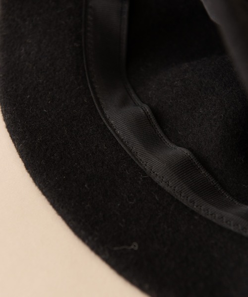 NEUNA（ヌナ）の「ウール100％バケットハット（ハット・レディース・ブラック/アイボリー・FREE）」の10枚目の写真