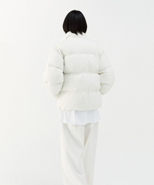 VIVASTUDIO(ビバスタジオ)の「【UNISEX】VIVA STUDIO/LIGHTDOWN ZIPUP 2237953(ダウンジャケット/コート・メンズ・グレー/アイボリー・SMALL/LARGE/MEDIUM)」の5枚目の写真