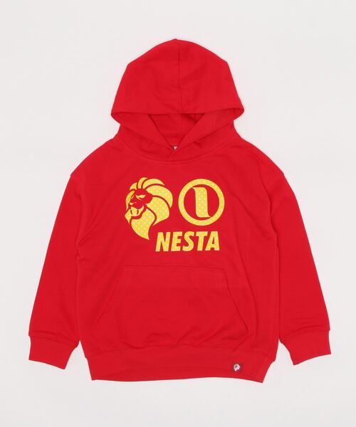 NESTA BRAND(ネスタブランド)の「NESTA KIDS(ネスタキッズ) / スターロゴパーカー(パーカー・キッズ・ブラック/レッド・150/130/120/140)」の19枚目の写真