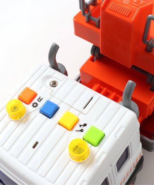 JUNK STORE（ジャンクストアー）の「【F.O.TOYBOX】 路政車(四つのボタン・ライト音楽付き)（おもちゃ・キッズ・マルチ・FREE）」の4枚目の写真