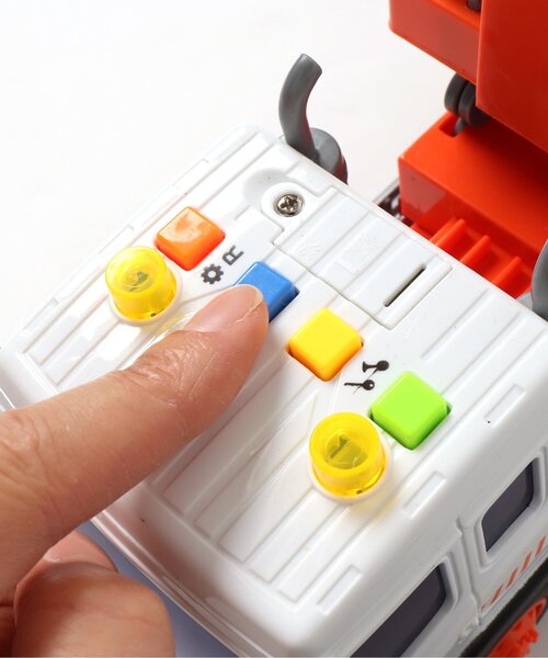 JUNK STORE（ジャンクストアー）の「【F.O.TOYBOX】 路政車(四つのボタン・ライト音楽付き)（おもちゃ・キッズ・マルチ・FREE）」の5枚目の写真