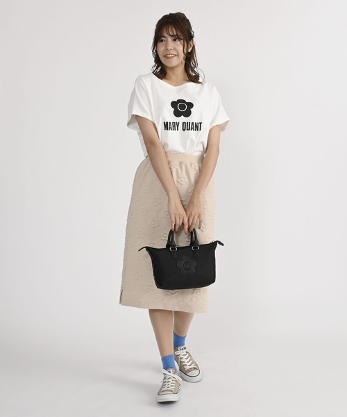 MARY QUANT(マリークワント)の「アシンメトリーロゴ ソックス(ソックス/靴下・レディース・ピンク/ブラック/ブルー/ホワイト/グリーン/テラコッタ・FREE)」の16枚目の写真