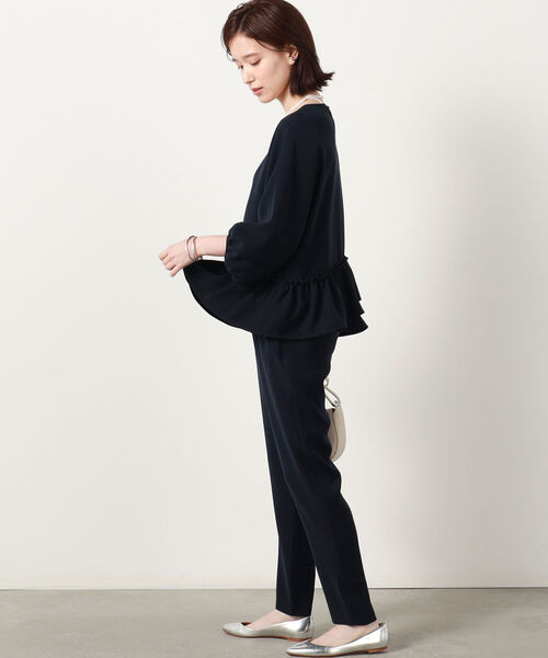 NOLLEY’S Sophi(ノーリーズソフィ)の「◇【WEB限定】テーパードパンツ(その他パンツ・レディース・オフホワイト/ブラック/グレイッシュベージュ/ネイビー・36/38/40)」の11枚目の写真