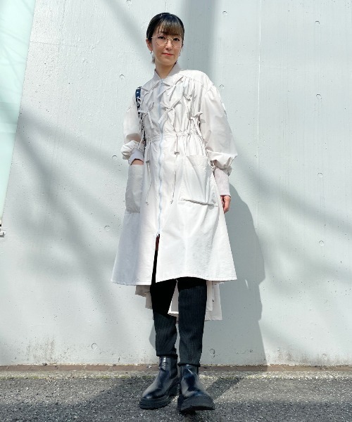 Candy Stripper(キャンディストリッパー)の「RIBBON ドレス(ワンピース・レディース・ブラック/ライトグレー・2)」の2枚目の写真