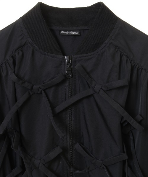 Candy Stripper(キャンディストリッパー)の「RIBBON ドレス(ワンピース・レディース・ブラック/ライトグレー・2)」の16枚目の写真