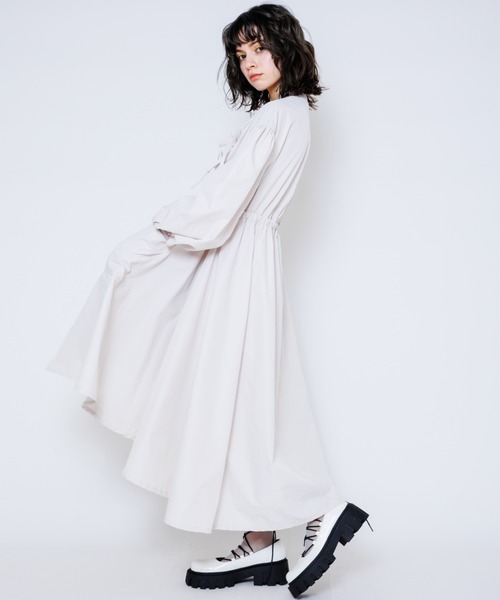 Candy Stripper(キャンディストリッパー)の「RIBBON ドレス(ワンピース・レディース・ブラック/ライトグレー・2)」の9枚目の写真