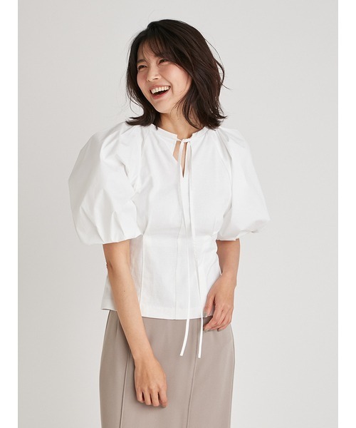 FRAY I.D - 【お値下げ】新品タグ付フレイアイディーFRAYI.D☆2WAYバルーントップス FRAY I.D（フレイアイディー）の「2WAYバルーントップス（シャツ