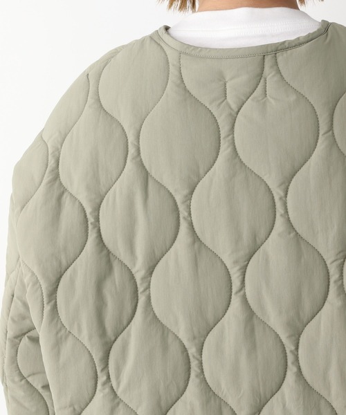 A part by（アパートバイ）の「Nyキルティングジャケット　264991（その他アウター・レディース・アイボリー/グリーン系その他4・FREE）」の15枚目の写真