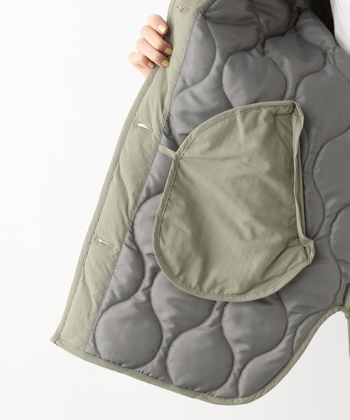 A part by（アパートバイ）の「Nyキルティングジャケット　264991（その他アウター・レディース・アイボリー/グリーン系その他4・FREE）」の16枚目の写真