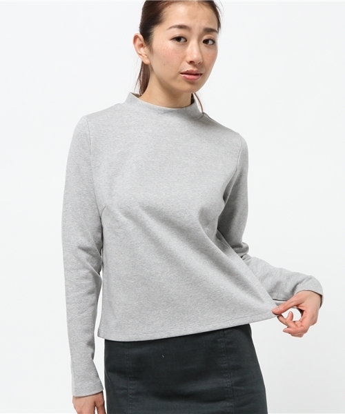 OUTLET（アウトレット）の「【Chez toi】ハイネックプルオーバー（Tシャツ/カットソー・レディース・ブラック/ボルドー/グレー・FREE）」の2枚目の写真