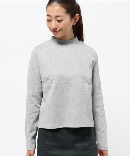OUTLET（アウトレット）の「【Chez toi】ハイネックプルオーバー（Tシャツ/カットソー・レディース・ブラック/ボルドー/グレー・FREE）」の4枚目の写真