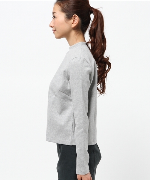 OUTLET（アウトレット）の「【Chez toi】ハイネックプルオーバー（Tシャツ/カットソー・レディース・ブラック/ボルドー/グレー・FREE）」の5枚目の写真