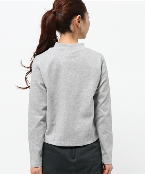 OUTLET（アウトレット）の「【Chez toi】ハイネックプルオーバー（Tシャツ/カットソー・レディース・ブラック/ボルドー/グレー・FREE）」の6枚目の写真