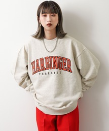 ZIP FIVE | 【loot box】アップリケ刺繍裏毛スウェット　トレーナー[ネックレス付き]【ユニセックス】(スウェット)