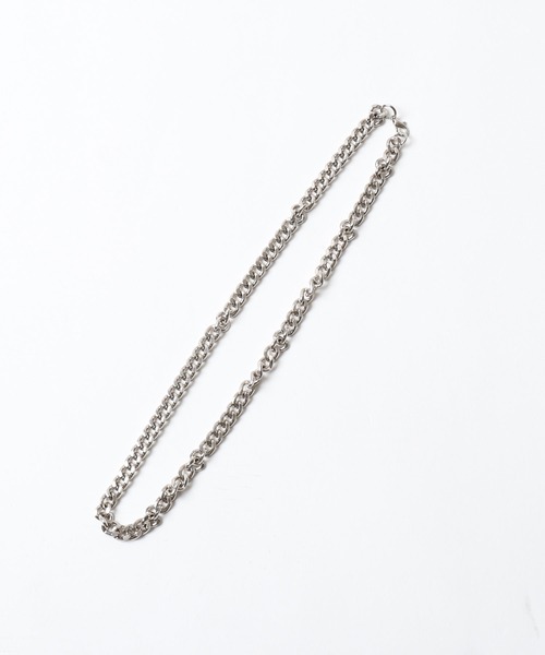 ZIP FIVE（ジップファイブ）の「【loot box】アップリケ刺繍裏毛スウェット　トレーナー[ネックレス付き]（スウェット・メンズ・ブルー/スミクロ/アイボリー系/グリーン/イエロー系/オートミール・LARGE/MEDIUM）」の13枚目の写真