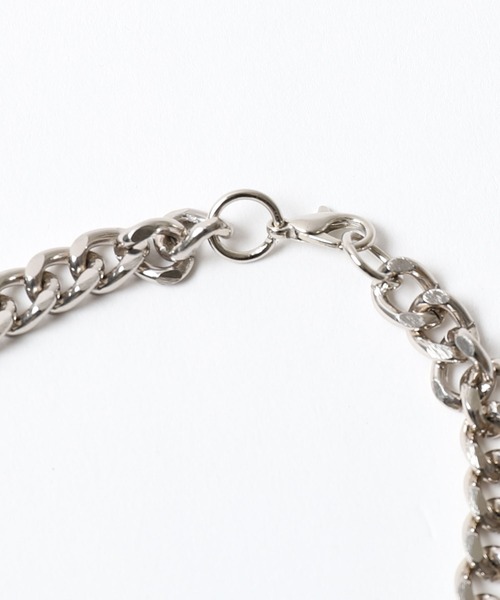 ZIP FIVE（ジップファイブ）の「【loot box】アップリケ刺繍裏毛スウェット　トレーナー[ネックレス付き]（スウェット・メンズ・ブルー/スミクロ/アイボリー系/グリーン/イエロー系/オートミール・LARGE/MEDIUM）」の15枚目の写真