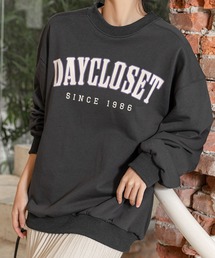 DAY CLOSET | レディース DAYCLOSETロゴ入りプルオーバースウェット(スウェット)