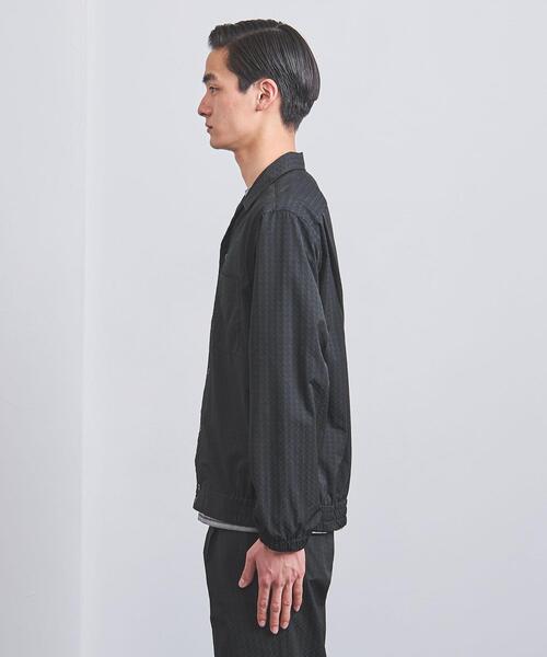 Camoshita（カモシタ）の「＜Camoshita（カモシタ）＞ ドビー シャツブルゾン（ブルゾン・メンズ・ブラック・S/M/L）」の3枚目の写真