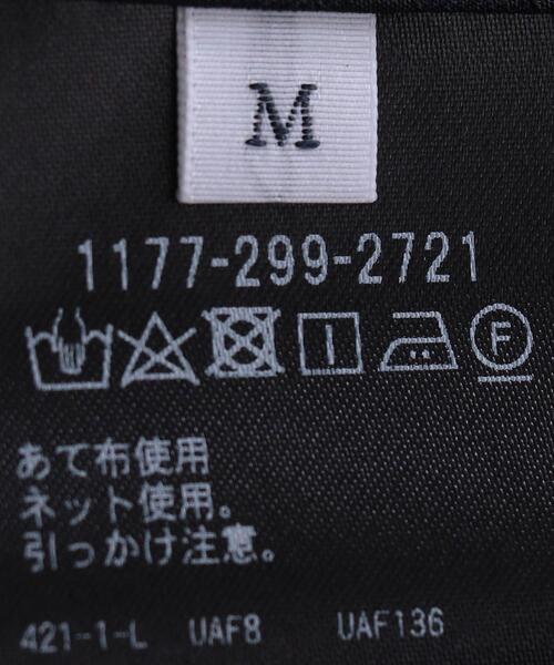 Camoshita（カモシタ）の「＜Camoshita（カモシタ）＞ ドビー シャツブルゾン（ブルゾン・メンズ・ブラック・S/M/L）」の10枚目の写真