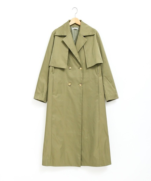 AS KNOW AS PINKY（アズノゥアズピンキー）の「変えてセットトレンチコート（トレンチコート・レディース・ホワイト/ベージュ/カーキ/ライトブルー・FREE）」の3枚目の写真