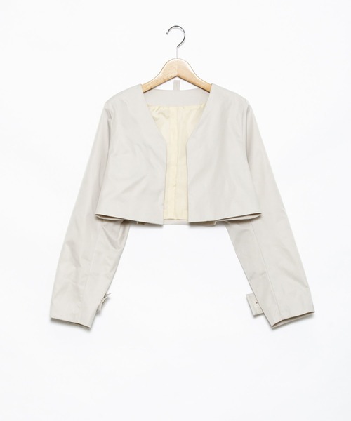 AS KNOW AS PINKY（アズノゥアズピンキー）の「変えてセットトレンチコート（トレンチコート・レディース・ホワイト/ベージュ/カーキ/ライトブルー・FREE）」の6枚目の写真