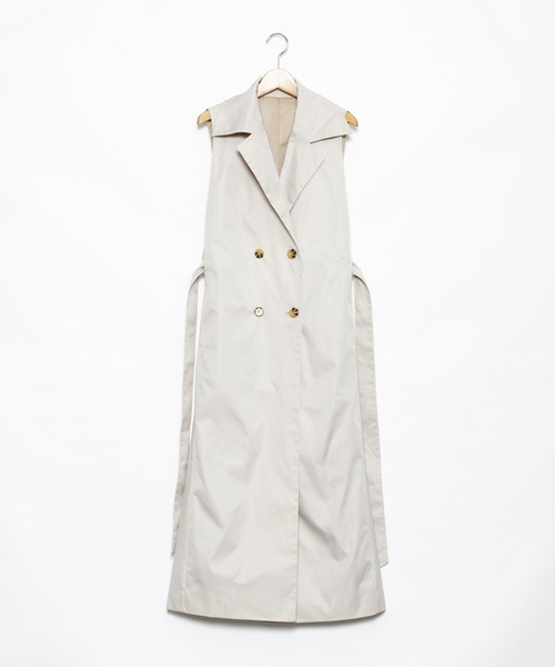 AS KNOW AS PINKY（アズノゥアズピンキー）の「変えてセットトレンチコート（トレンチコート・レディース・ホワイト/ベージュ/カーキ/ライトブルー・FREE）」の7枚目の写真