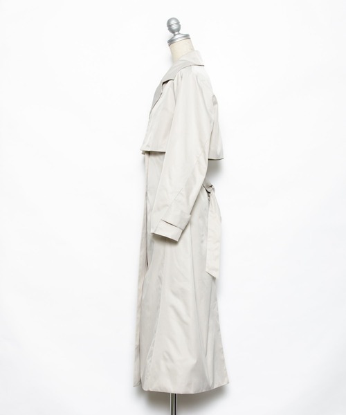 AS KNOW AS PINKY（アズノゥアズピンキー）の「変えてセットトレンチコート（トレンチコート・レディース・ホワイト/ベージュ/カーキ/ライトブルー・FREE）」の9枚目の写真