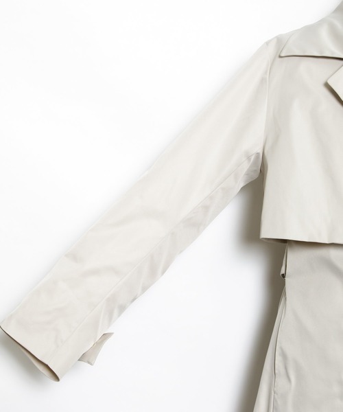 AS KNOW AS PINKY（アズノゥアズピンキー）の「変えてセットトレンチコート（トレンチコート・レディース・ホワイト/ベージュ/カーキ/ライトブルー・FREE）」の13枚目の写真