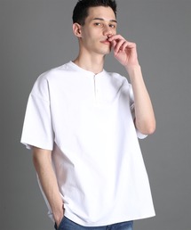 LANVIN ランバン 長袖Tシャツ ロンT ネイティブ柄 ヘンリー