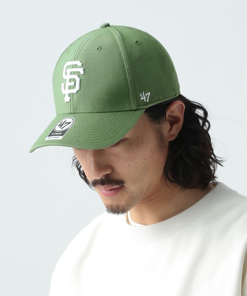 '47（フォーティーセブン）の「【47（フォーティセブン）】別注MLB CAP（2022）（キャップ・メンズ・グリーン/ブルー/ネイビー・FREE）」の2枚目の写真
