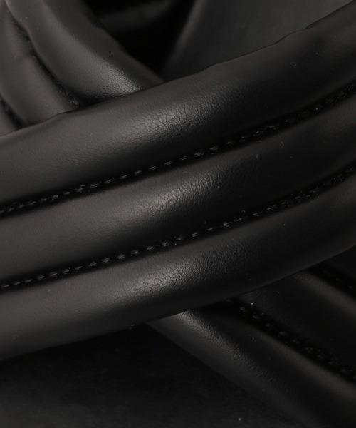 Heather(ヘザー)の「パフィサンダル 265453(サンダル・レディース・ブラック/アイボリー・M/L)」の10枚目の写真