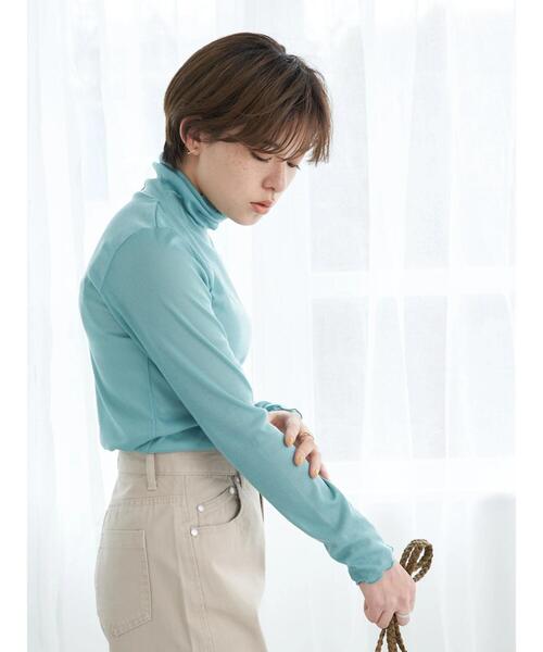 earth music&ecology（アースミュージックアンドエコロジー）の「シアーインナー*（その他トップス・レディース・オフホワイト/オレンジ/イエロー/グリーン・S/M）」の16枚目の写真