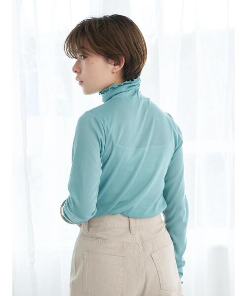 earth music&ecology（アースミュージックアンドエコロジー）の「シアーインナー*（その他トップス・レディース・オフホワイト/オレンジ/イエロー/グリーン・S/M）」の17枚目の写真