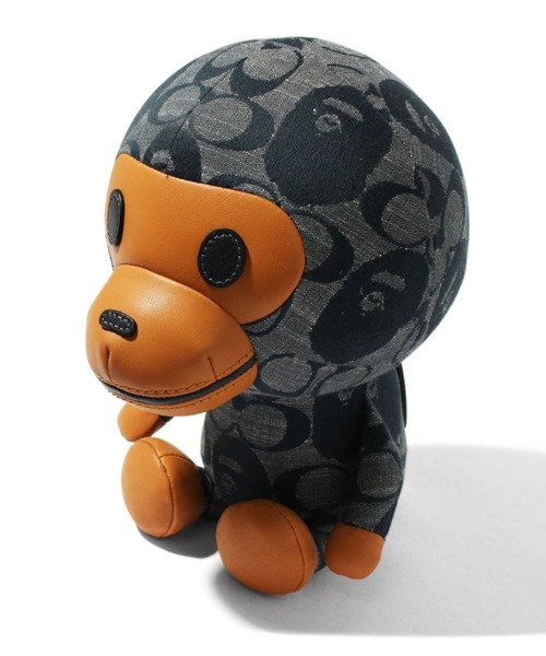 A BATHING APE(アベイシングエイプ)の「BAPE X COACH BABY MILO PLUSH DOLL M(おもちゃ・メンズ・ネイビー・FREE)」の5枚目の写真
