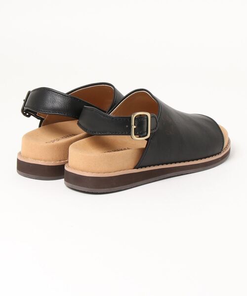 SUPER HAKKA（スーパーハッカ）の「ポピー型押しサボサンダル（サンダル・レディース・ブラック/ブラウン・M/L）」の3枚目の写真