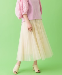 Paradise Picnic | チュールプリーツデザインスカート(スカート)