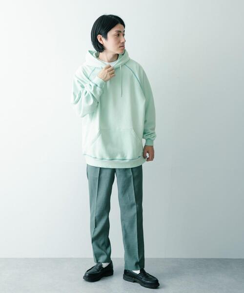 ITEMS URBANRESEARCH（アイテムズ アーバンリサーチ）の「SCREEN STARS　日焼け加工 カラースウェットパーカー（パーカー・メンズ・ブルー/ナチュラル/ブラック/オレンジ・LARGE/MEDIUM）」の17枚目の写真