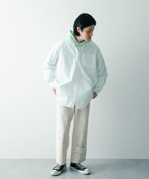 ITEMS URBANRESEARCH（アイテムズ アーバンリサーチ）の「SCREEN STARS　日焼け加工 カラースウェットパーカー（パーカー・メンズ・ブルー/ナチュラル/ブラック/オレンジ・LARGE/MEDIUM）」の19枚目の写真