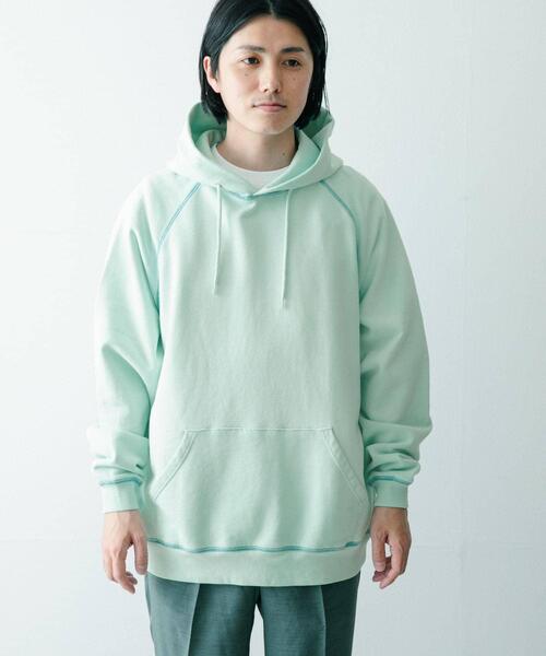 ITEMS URBANRESEARCH（アイテムズ アーバンリサーチ）の「SCREEN STARS　日焼け加工 カラースウェットパーカー（パーカー・メンズ・ブルー/ナチュラル/ブラック/オレンジ・LARGE/MEDIUM）」の20枚目の写真