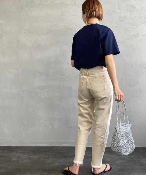 LACOSTE（ラコステ）の「[LACOSTE/ラコステ] ワンポイントロゴ クルーネックポケットTシャツ（Tシャツ/カットソー・レディース・ブラック/グレー/ホワイト/ネイビー・4/5/6/1/2/3）」の11枚目の写真