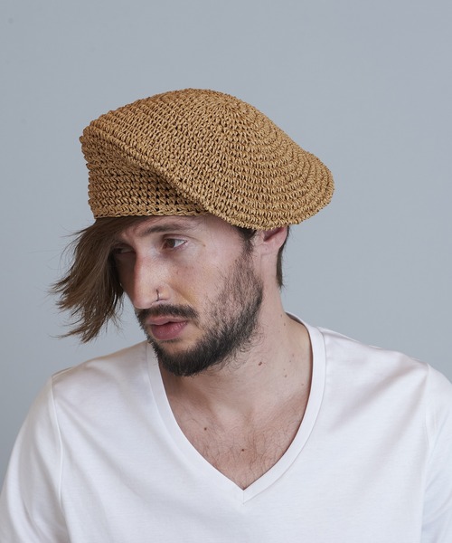 NO ID.（ノーアイディ）の「ペーパーベレー（ハンチング/ベレー帽・メンズ・ブラック/ブラウン/アイボリー・ONE SIZE）」の13枚目の写真