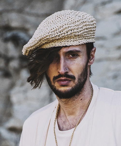 NO ID.（ノーアイディ）の「ペーパーベレー（ハンチング/ベレー帽・メンズ・ブラック/ブラウン/アイボリー・ONE SIZE）」の15枚目の写真