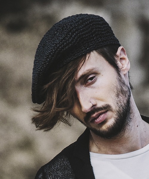 NO ID.（ノーアイディ）の「ペーパーベレー（ハンチング/ベレー帽・メンズ・ブラック/ブラウン/アイボリー・ONE SIZE）」の16枚目の写真