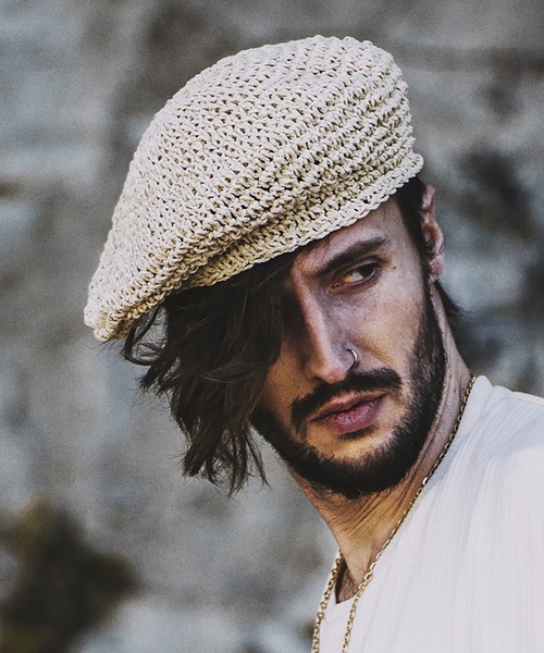 NO ID.（ノーアイディ）の「ペーパーベレー（ハンチング/ベレー帽・メンズ・ブラック/ブラウン/アイボリー・ONE SIZE）」の17枚目の写真