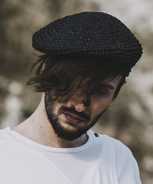 NO ID.（ノーアイディ）の「ペーパーベレー（ハンチング/ベレー帽・メンズ・ブラック/ブラウン/アイボリー・ONE SIZE）」の18枚目の写真