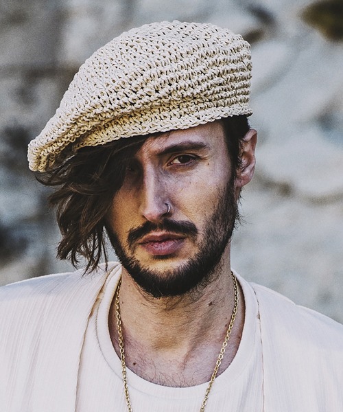 NO ID.（ノーアイディ）の「ペーパーベレー（ハンチング/ベレー帽・メンズ・ブラック/ブラウン/アイボリー・ONE SIZE）」の21枚目の写真